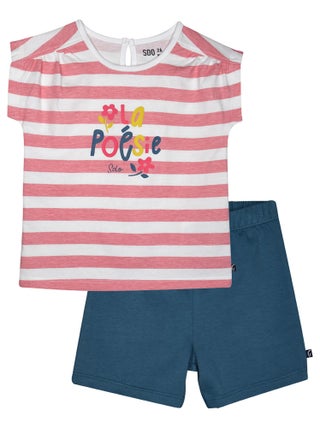 PYJAMA 2 PIECES LAENA COURT ENFANT