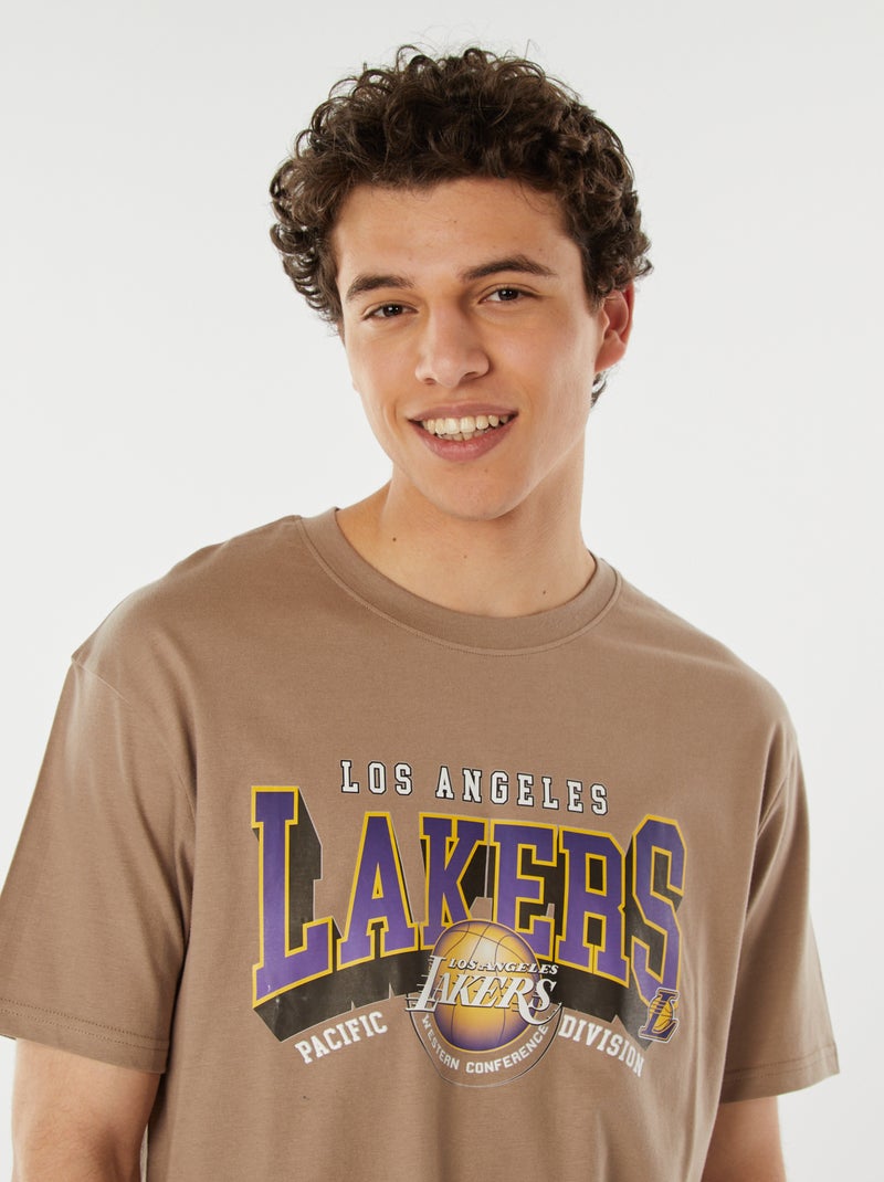 Pyjama 2 pièces ‘Lakers' - 2 pièces Beige - Kiabi