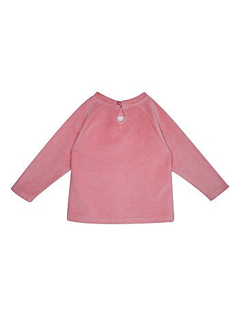 PYJAMA 2 PIECES LEANORE VELOURS RASE LONG ENFANT