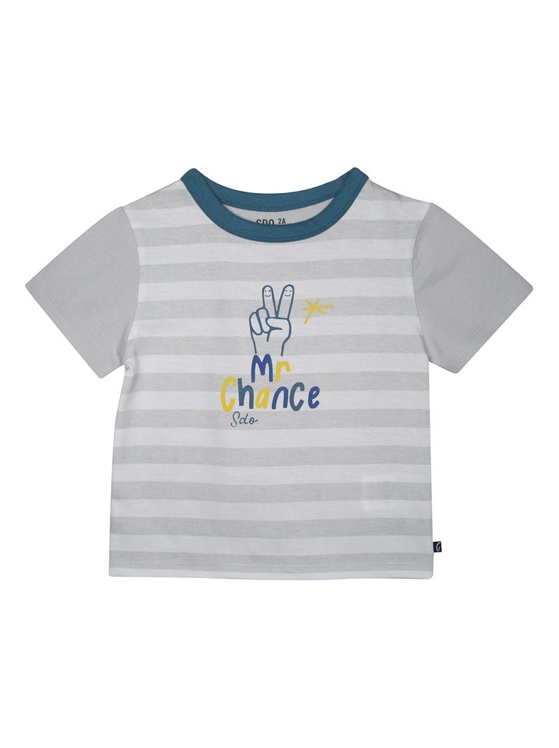 PYJAMA 2 PIECES LEMUEL COURT ENFANT Blanc - Kiabi
