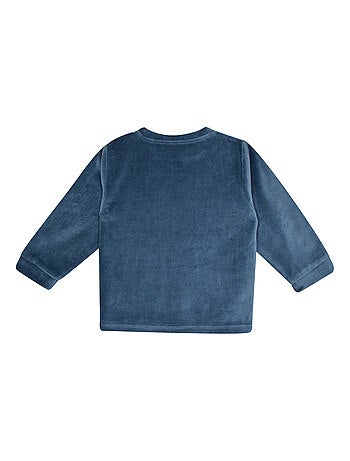 PYJAMA 2 PIECES LENO VELOURS RASE ENFANT