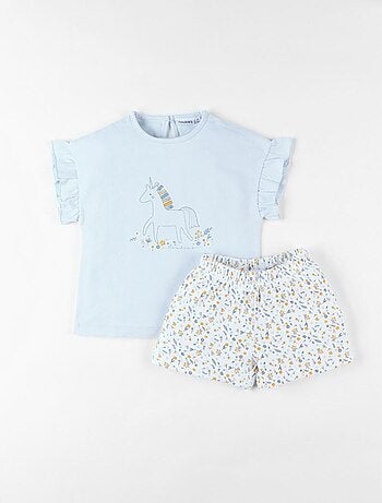 Pyjama Une-pièce Fille 23 Mois - Rouge, Coton Mixte, Occasion En Excellent état