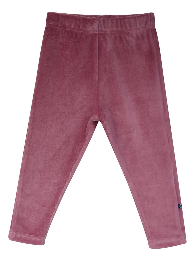 PYJAMA 2 PIECES MARGARETTA VELOURS RASE ENFANT Gris - Kiabi