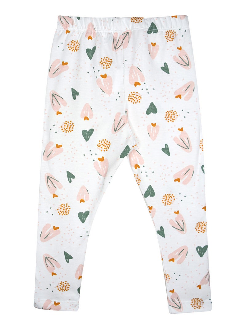 PYJAMA 2 PIECES OXANA LONG ENFANT Rose - Kiabi