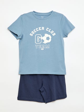 Pyjama 2 pièces short + T-shirt