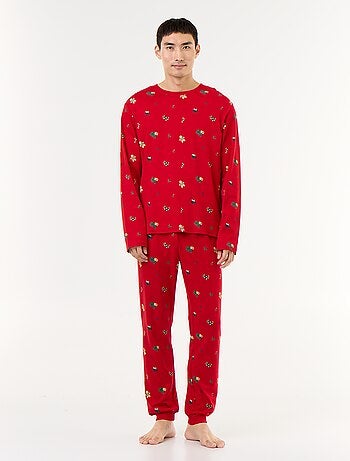 Pyjama 2 pièces t-shirt + pantalon 'Noël' - 2 pièces