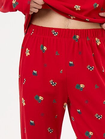 Pyjama 2 pièces t-shirt + pantalon 'Noël' - 2 pièces
