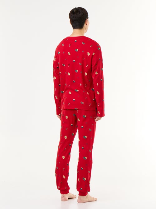 Pyjama 2 pièces t-shirt + pantalon 'Noël' - 2 pièces - Kiabi Pyjama 2 pièces t-shirt + pantalon 'Noël' - 2 pièces - Kiabi