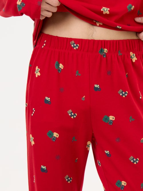 Pyjama 2 pièces t-shirt + pantalon 'Noël' - 2 pièces - Kiabi Pyjama 2 pièces t-shirt + pantalon 'Noël' - 2 pièces - Kiabi