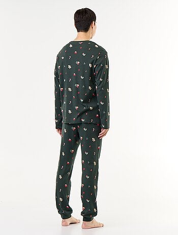 Pyjama 2 pièces t-shirt + pantalon 'Noël' - 2 pièces