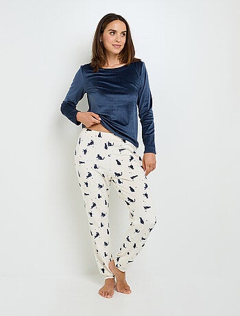 Pyjama 2 pieces velours Hoani - RougeGorge Lingerie