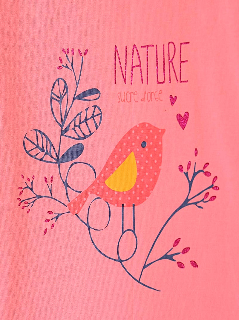 PYJAMA 2P CHRYSLAINE Rose - Kiabi