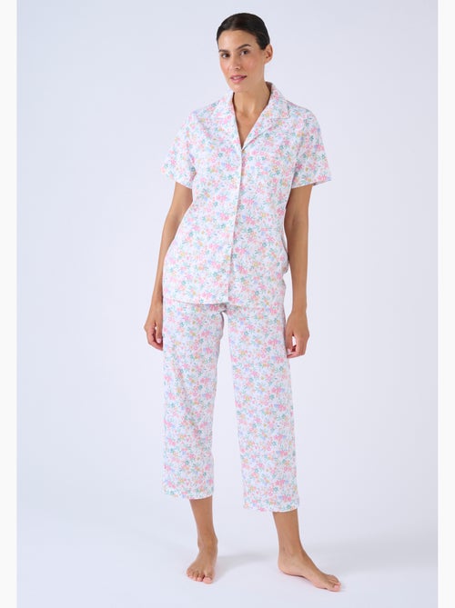 Pyjama 7/8ème boutonné - Damart - Kiabi Pyjama 7/8ème boutonné - Damart - Kiabi