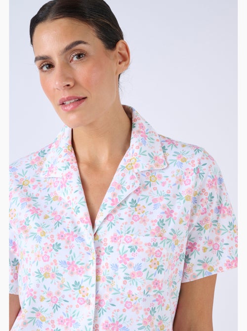 Pyjama 7/8ème boutonné - Damart - Kiabi Pyjama 7/8ème boutonné - Damart - Kiabi