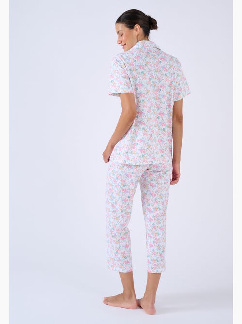 Pyjama 7/8ème boutonné - Damart - Kiabi Pyjama 7/8ème boutonné - Damart - Kiabi