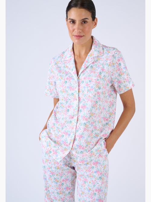 Pyjama 7/8ème boutonné - Damart - Kiabi Pyjama 7/8ème boutonné - Damart - Kiabi