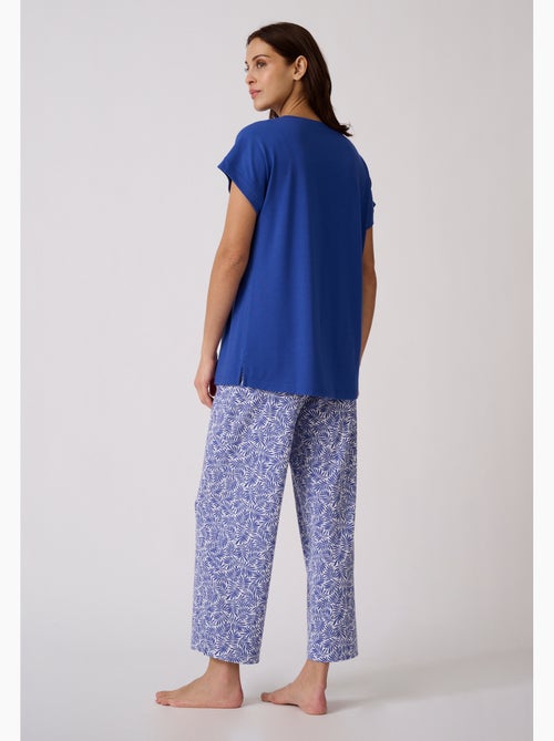 Pyjama 7/8ème Climatyl en maille jersey - Damart - Kiabi Pyjama 7/8ème Climatyl en maille jersey - Damart - Kiabi
