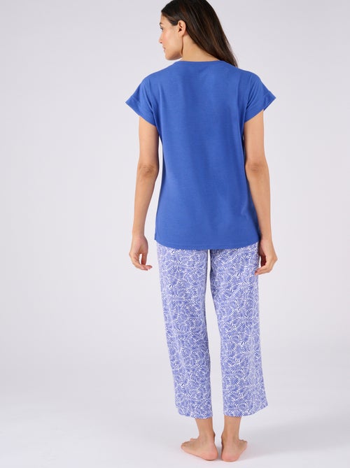 Pyjama 7/8ème Climatyl en maille jersey - Damart - Kiabi