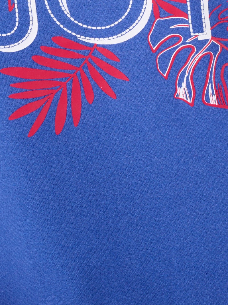 Pyjama 7/8ème Climatyl en maille jersey - Damart Bleu - Kiabi