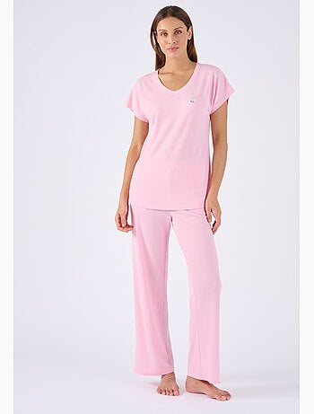 Pyjama 7/8ème en maille gaufrée - Damart