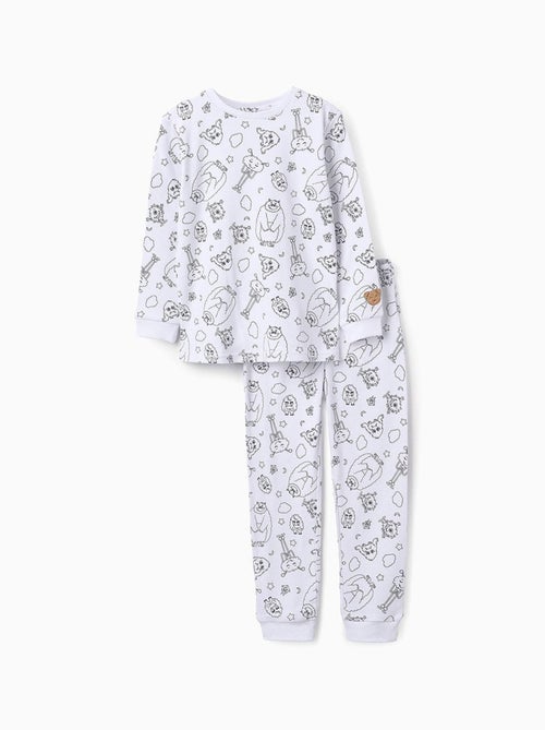 Pyjama à Colorier Émotions - Kiabi