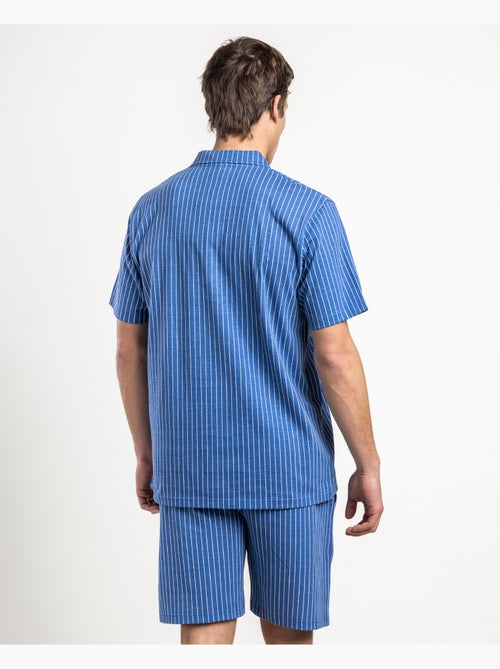 Pyjama à manches courtes à rayures classiques pour homme ADMAS CLASSIC - Kiabi Pyjama à manches courtes à rayures classiques pour homme ADMAS CLASSIC - Kiabi