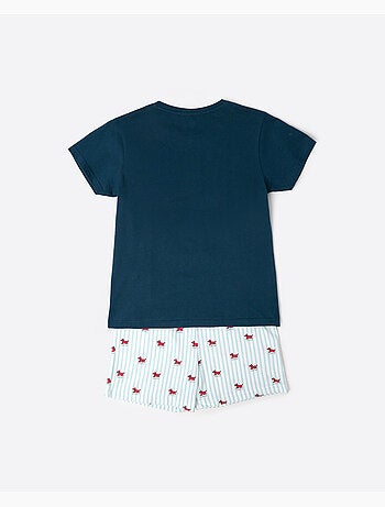 Pyjama à manches courtes à rayures Lou Lou pour garçon ADMAS