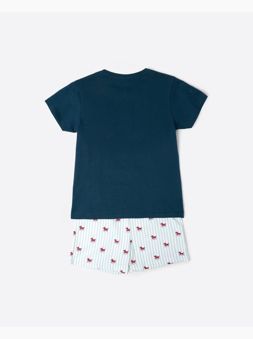 Pyjama à manches courtes à rayures Lou Lou pour garçon ADMAS - Kiabi