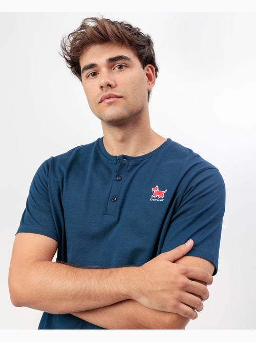 Pyjama à manches courtes à rayures Lou Lou pour homme ADMAS - Kiabi Pyjama à manches courtes à rayures Lou Lou pour homme ADMAS - Kiabi