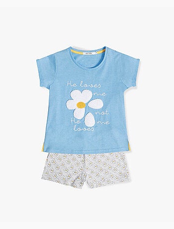 Pyjama à manches courtes ADMAS Be Yourself pour fille