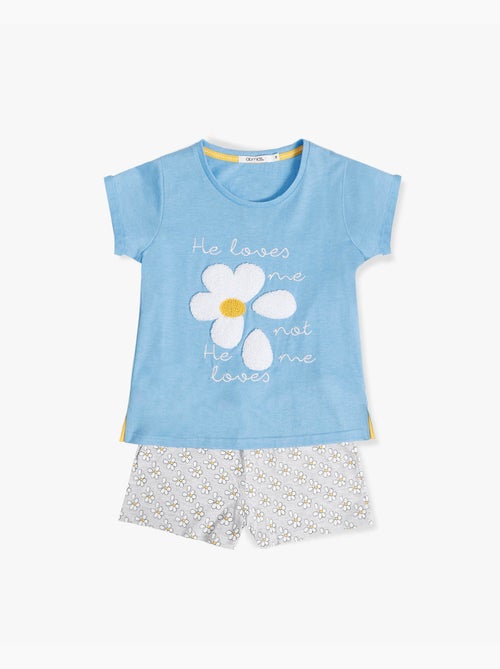 Pyjama à manches courtes ADMAS Be Yourself pour fille - Kiabi