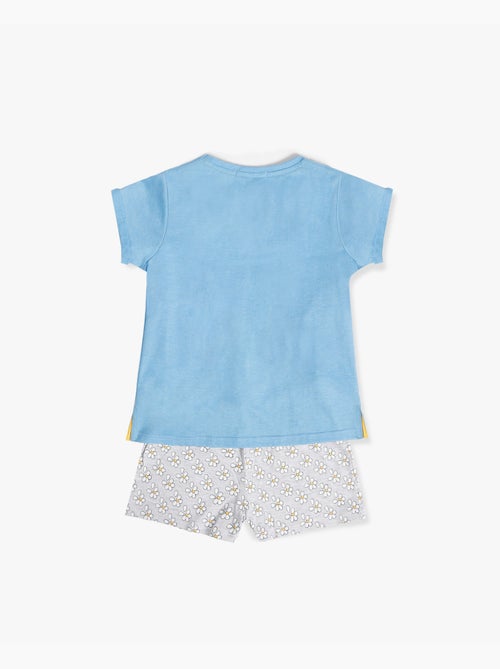Pyjama à manches courtes ADMAS Be Yourself pour fille - Kiabi