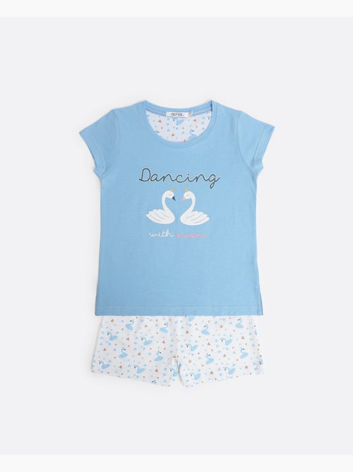 Pyjama à manches courtes ADMAS Dancing With Swans pour filles - Kiabi Pyjama à manches courtes ADMAS Dancing With Swans pour filles - Kiabi