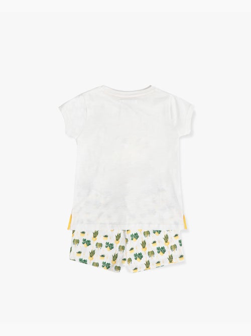 Pyjama à manches courtes ADMAS pour fille - Kiabi