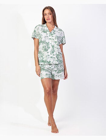 Pyjama à manches courtes ADMAS Summer Paradise pour femme
