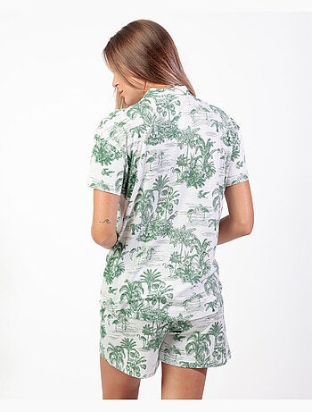 Pyjama à manches courtes ADMAS Summer Paradise pour femme