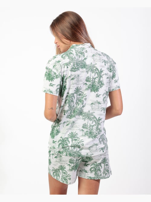 Pyjama à manches courtes ADMAS Summer Paradise pour femme - Kiabi