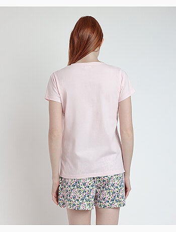 Pyjama à manches courtes ADMAS Sweet Garden pour femme