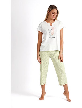 Pyjama à manches courtes ADMAS Vacay Mood pour femme