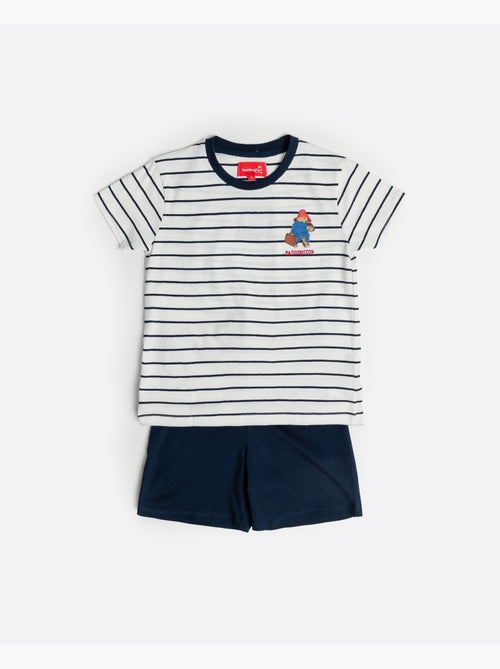Pyjama à manches courtes bleu marine PADDINGTON CLASSIC pour garçon - Kiabi