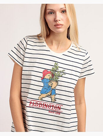 Pyjama à manches courtes bleu marine pour femme PADDINGTON CLASSIC
