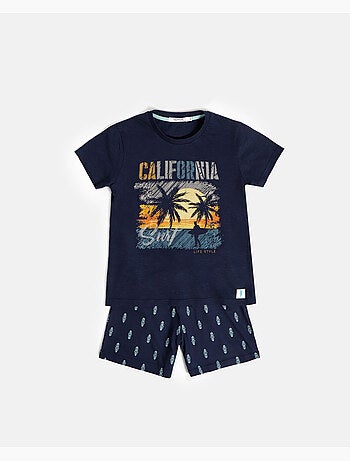 Pyjama à manches courtes California pour garçon ADMAS