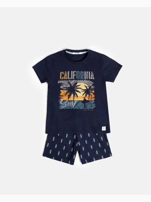 Pyjama à manches courtes California pour garçon ADMAS - Kiabi Pyjama à manches courtes California pour garçon ADMAS - Kiabi