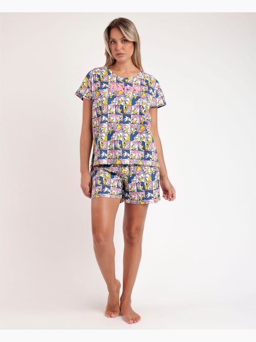 Pyjama à manches courtes Daisy Poses pour femme DISNEY - Kiabi