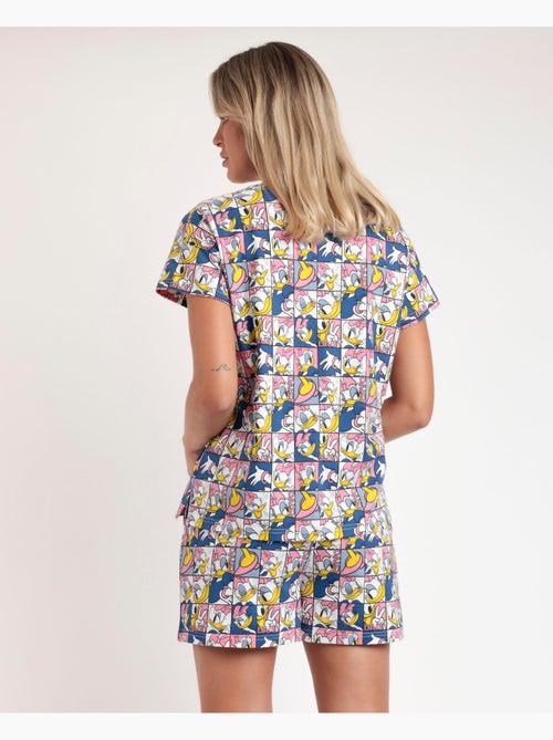 Pyjama à manches courtes Daisy Poses pour femme DISNEY - Kiabi