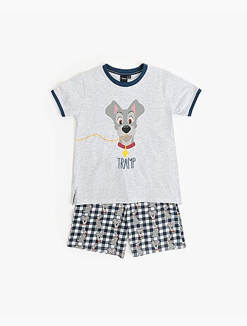 Pyjama à manches courtes Disney La Belle et le Clochard pour garçon