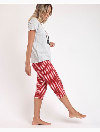 Pyjama à manches courtes Disney Minnie pour femme