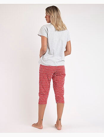Pyjama à manches courtes Disney Minnie pour femme