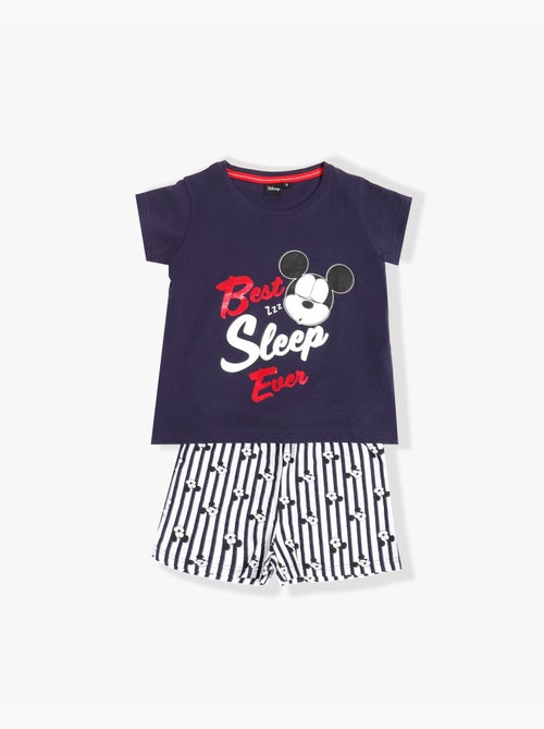 Pyjama à manches courtes Disney Minnie pour fille, idéal pour dormir - Kiabi