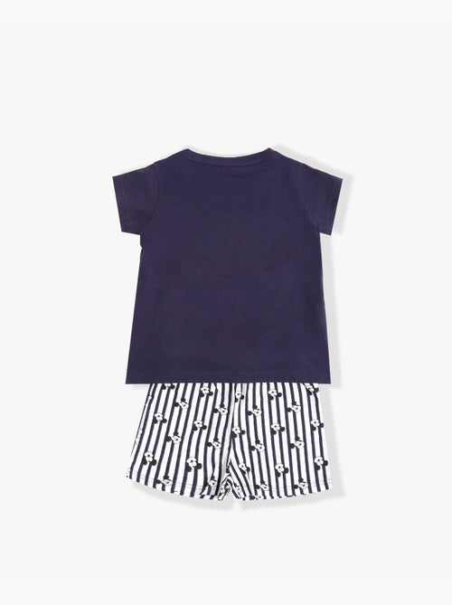 Pyjama à manches courtes Disney Minnie pour fille, idéal pour dormir - Kiabi